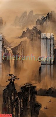 File tranh File gốc in tranh nền tường tổng hợp KD5053 (ảnh gốc) in trần 3D