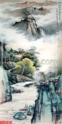 Hình ảnh file gốc File gốc in tranh nền tường tổng hợp KD5078 cho in UV