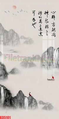 File tranh File gốc in tranh nền tường tổng hợp KD5101 (ảnh gốc) in trần xuyên sáng