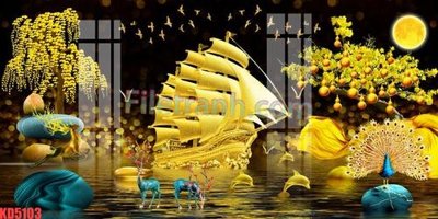 File gốc File gốc in tranh nền tường tổng hợp KD5103 (cho in ấn) từ Filetranh.com