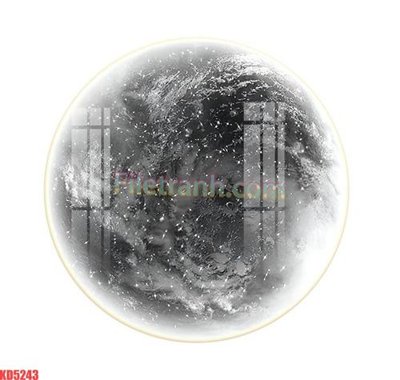 File in trần File gốc in tranh nền tường tổng hợp KD5243 (bản gốc 3D) sống động