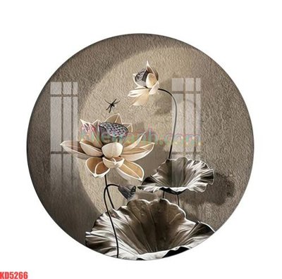 Download file gốc File gốc in tranh nền tường tổng hợp KD5266 (in mica) 3D