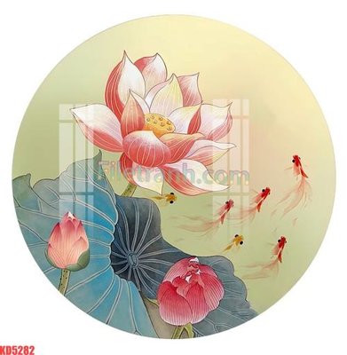 File in mica File gốc in tranh nền tường tổng hợp KD5282 (bản gốc) siêu trong