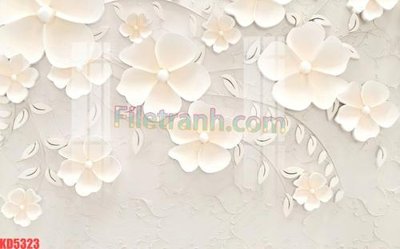 File in mica File gốc in tranh nền tường tổng hợp KD5323 (bản gốc) sắc sảo