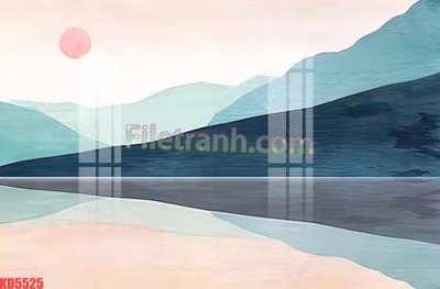 File tranh gốc File gốc in tranh nền tường tổng hợp KD5525 chủ đề hiện đại