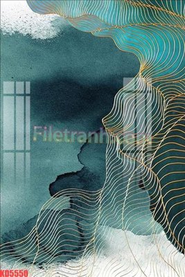 Tải file gốc in lụa File gốc in tranh nền tường tổng hợp KD5550 siêu nét