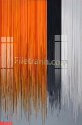 File gốc File gốc in tranh nền tường tổng hợp KD5808 (in lụa) hoa văn cổ điển