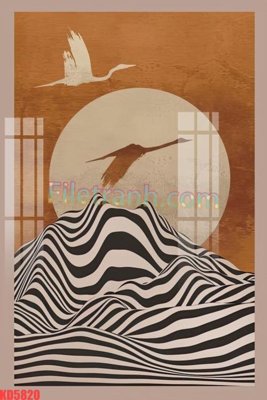 File PSD File gốc in tranh nền tường tổng hợp KD5820 (gốc) nhiều lớp (multi-layer)