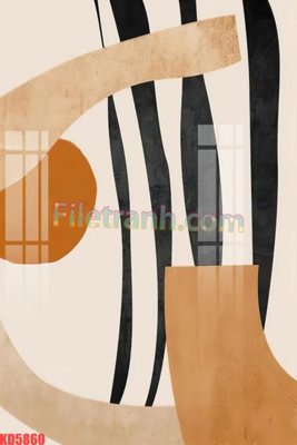 File gốc File gốc in tranh nền tường tổng hợp KD5860 (in 3D) nghệ thuật