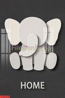 File tranh File gốc in tranh nền tường tổng hợp KD5864 (ảnh gốc) độc quyền