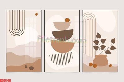 File gốc File gốc in tranh nền tường tổng hợp KD6140 (in lụa) trang trí tường