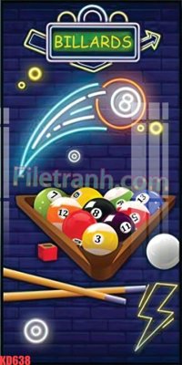 File in mica File gốc in tranh nền tường tổng hợp KD638 (bản gốc) sắc sảo