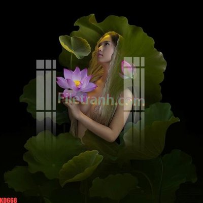 Tải file gốc File gốc in tranh nền tường tổng hợp KD668 (để in lụa)