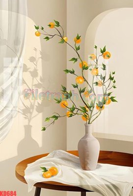 File tranh File gốc in tranh nền tường tổng hợp KD684 (bản gốc) in lụa dán tường
