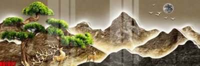 File gốc File tranh in décor tranh treo tường tổng hợp KD7027 (in tráng gương) nghệ thuật