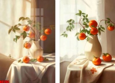 File gốc File tranh in décor tranh treo tường tổng hợp KD7104 (in lụa) tranh mã đáo