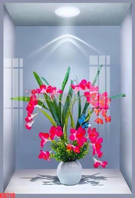 File in mica File gốc in tranh nền tường tổng hợp KD719 (bản gốc) làm vách ngăn