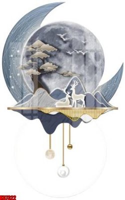 File tranh gốc in trần nhà File tranh in décor tranh treo tường tổng hợp KD7322 3D