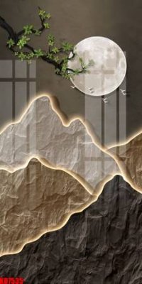 File tranh File tranh in décor tranh treo tường tổng hợp KD7535 (gốc) in film