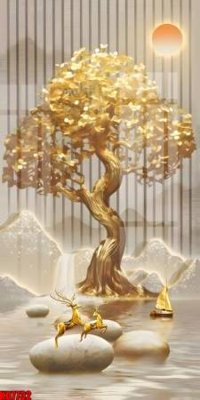 File in trần File tranh in décor tranh treo tường tổng hợp KD7732 (bản gốc) mây trời