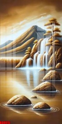 File gốc in tráng gương File tranh in décor tranh treo tường tổng hợp KD8015 chi tiết