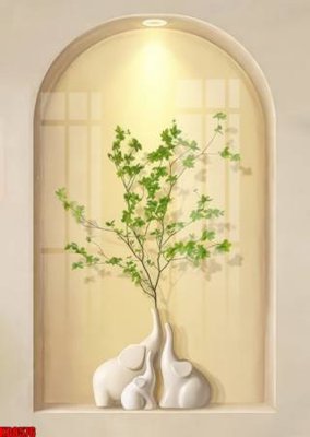 Hình ảnh file gốc in lụa File tranh in décor tranh treo tường tổng hợp KD8576