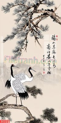 File gốc File gốc in tranh nền tường tổng hợp KD891 (in lụa) tranh phong thủy