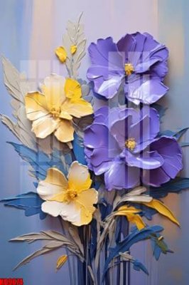 File gốc File tranh in décor tranh treo tường tổng hợp KD9074 (in mica) làm quà tặng