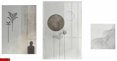 File gốc File tranh in décor tranh treo tường tổng hợp KD9354 (in ấn) màu sắc trung thực