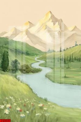 File tranh File tranh in décor tranh treo tường tổng hợp KD9566 (gốc) chủ đề thiên nhiên