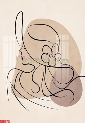 File gốc File gốc in tranh nền tường tổng hợp KD975 (in tráng gương) nghệ thuật