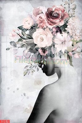 File in ấn cao cấp File gốc in tranh nền tường tổng hợp KD978 (file gốc)