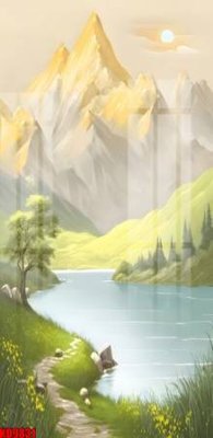 File tranh File tranh in décor tranh treo tường tổng hợp KD9831 (gốc) in backlit film