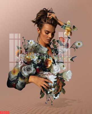 Ảnh gốc File gốc in tranh nền tường tổng hợp KD986 (độ nét cao) in tráng gương