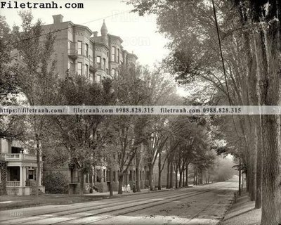 File tranh Kanatenah Flats_ 1910 (gốc) in backlit film