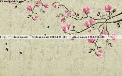 File gốc Khi quyen truu tuong 235 (in lụa) tranh phong thủy