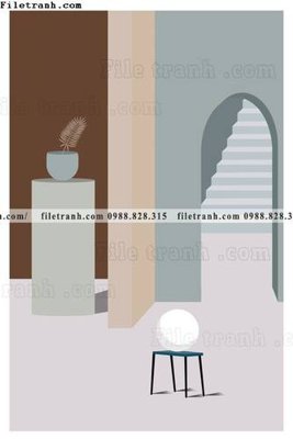 File gốc Kien truc hinh hoc Morandi 523 (AI/EPS) cho in ấn