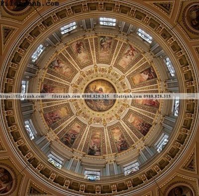 File tranh Kien truc ngang 123 (bản gốc) in lụa 3D