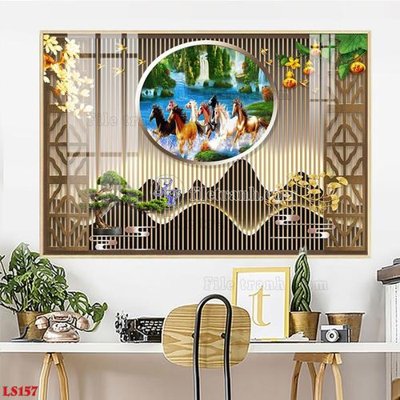 File in trần File in tranh tường giả lam sóng led LS157 (file gốc) chủ đề vũ trụ