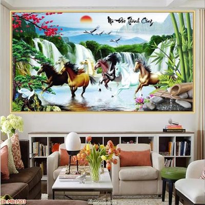 File in lụa File mã đáo thành công MD1503 (phong cảnh) File mã đáo thành công MD1503