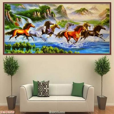 File tranh File mã đáo thành công MD1589 (ảnh gốc) in trần 3D