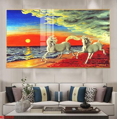 File tranh File mã đáo thành công MD2050 (bản gốc) in lụa 5D