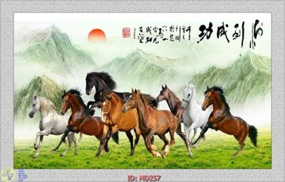 File gốc File mã đáo thành công MD257 (in mica) trang trí