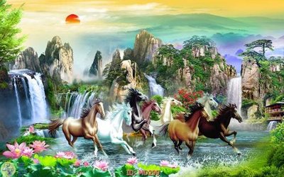 File tranh in trần 3D File mã đáo thành công MD299 (ảnh gốc)