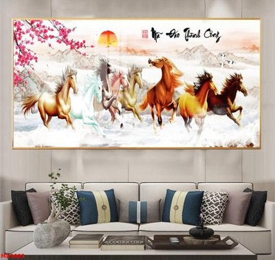 File gốc File mã đáo thành công MD3003 (in lụa) trang trí tường