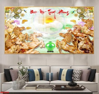 File tranh File mã đáo thành công MD3224 (gốc) chủ đề trừu tượng