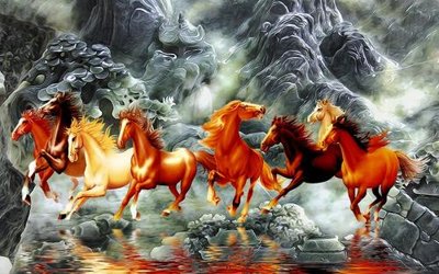 File tranh File mã đáo thành công MD332 (bản gốc) treo tường