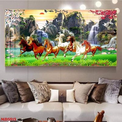 File gốc File mã đáo thành công MD3513 (in lụa) tranh phong thủy