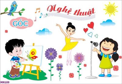 File tranh quảng cáo File tranh mầm non lớp học trường học MN109 (file gốc) chuyên nghiệp