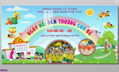 Tải file gốc File tranh mầm non lớp học trường học MN36 (in khổ lớn) quảng cáo